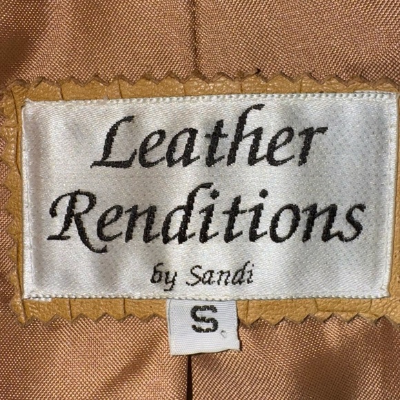 Leather Rendition Women’s SMALL Mustard Yellow Croc Embossed Soft Leather - Picture 6 of 7